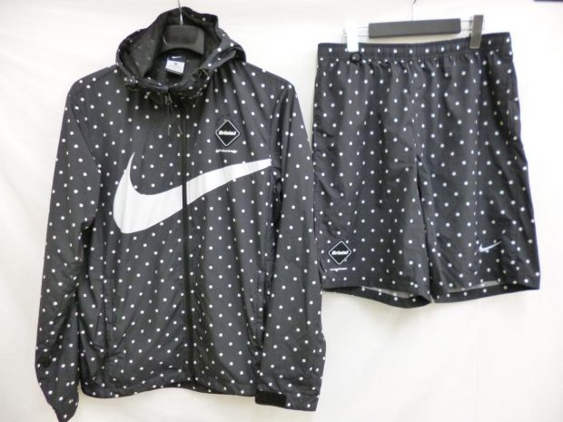 F.C.Real Bristol FCRB 2015A/W POLKA DOT PRACTICE JACKET SHORTS セットアップ買取