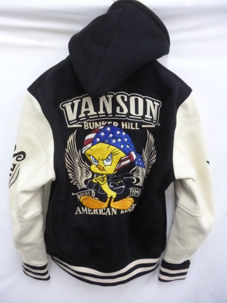 希少】VANSON×Looney Tunes スカジャン リバーシブル ベロア レーヨン