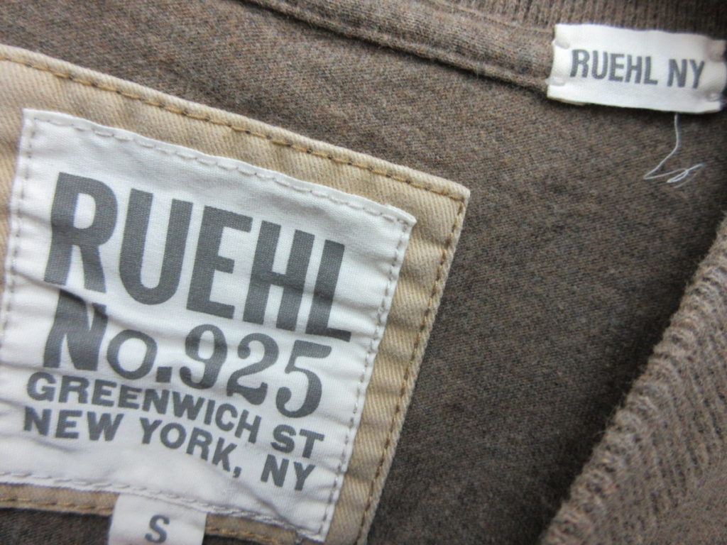 廃盤 RUEHL No.925 Lサイズ ジップパーカー ルールナンバー925 - トップス