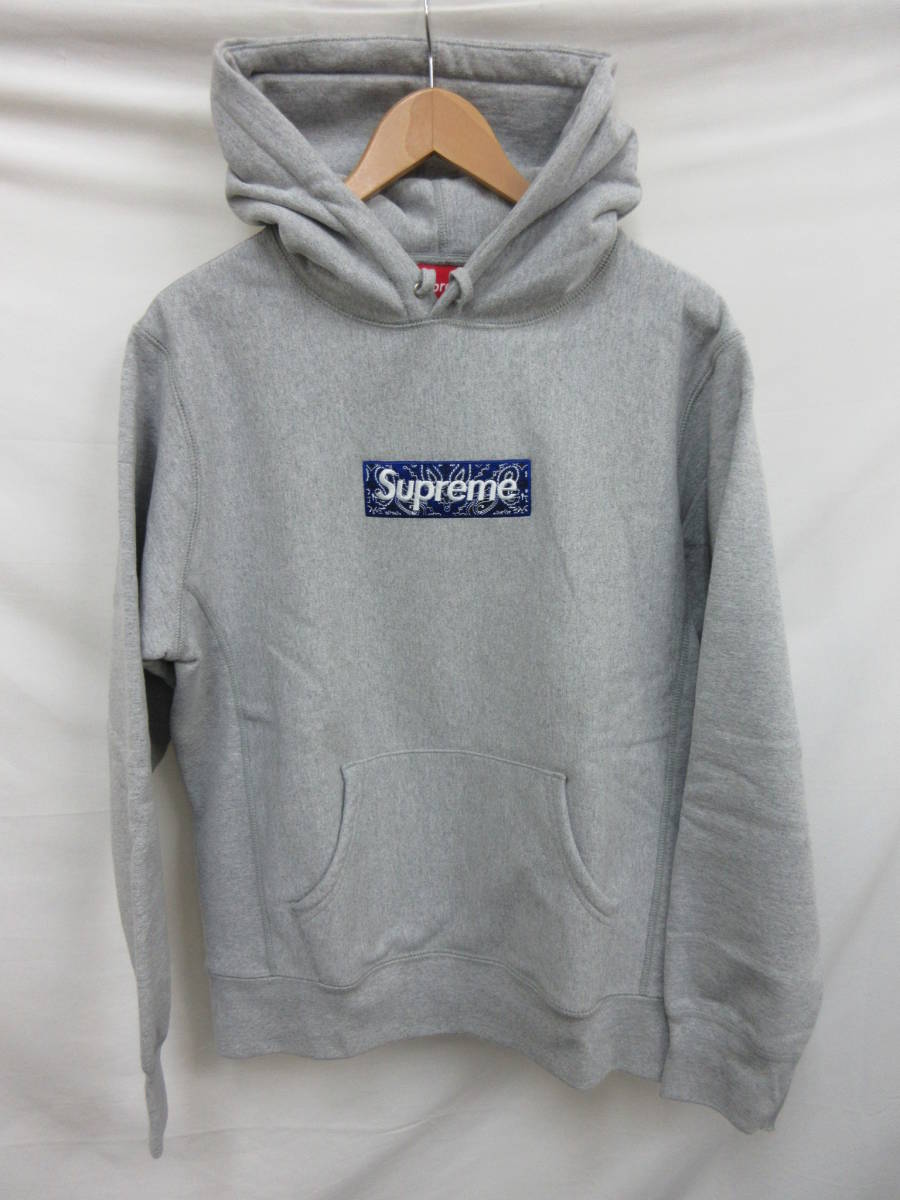 シュプリーム SUPREME 19AW Bandana Box Logo Hooded