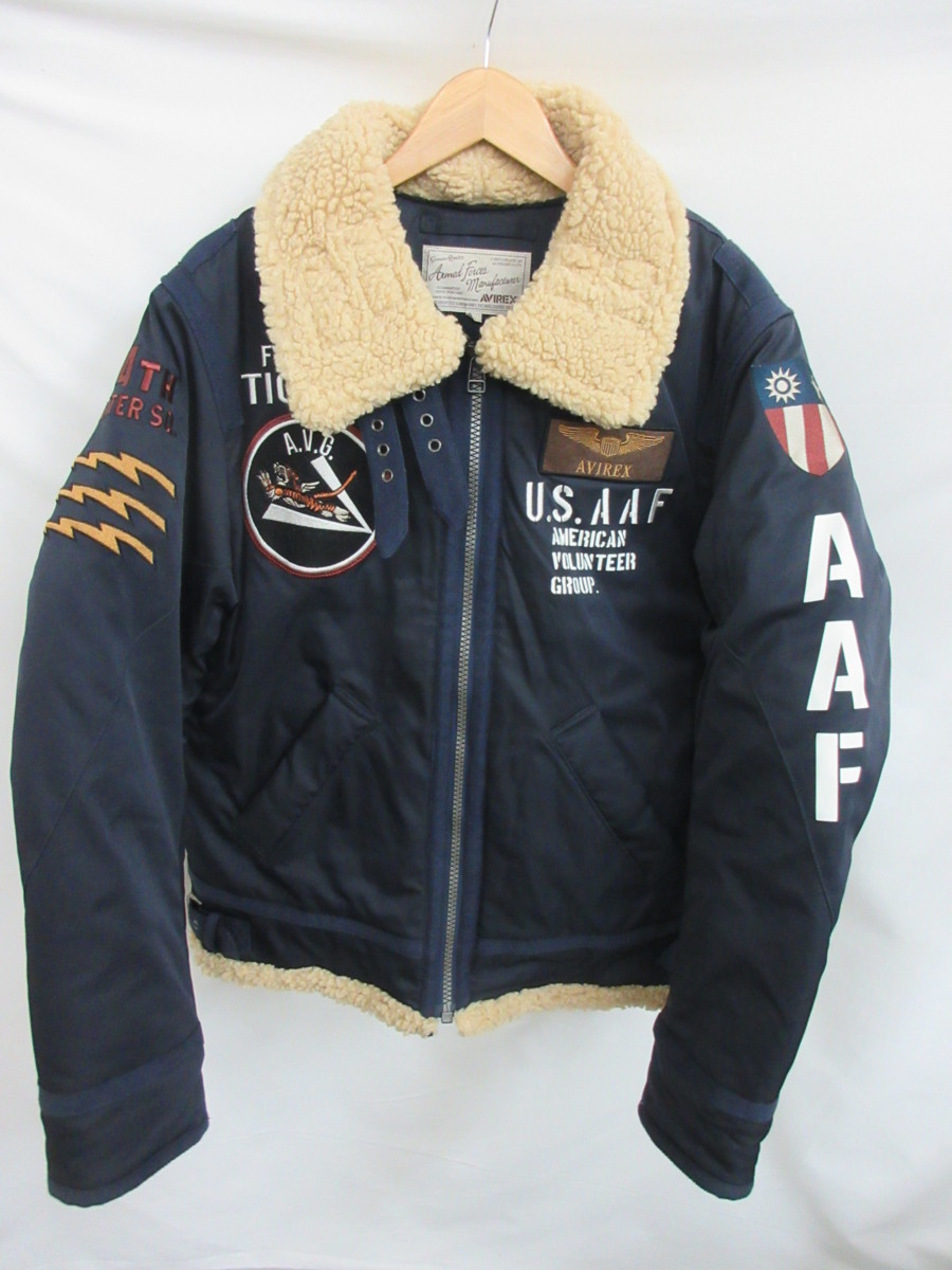 アヴィレックス AVIREX PADDING B-3 AAF JACKET 6192213 FLYING TIGERS フライトジャケット買取しました  | アルファストリート[Alfa Street]