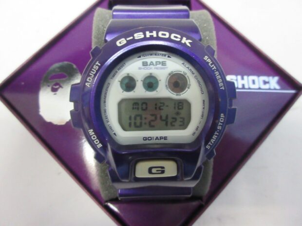 Gショック G-SHOCK × アベイシングエイプ A BATHING APE 2010SS 1000個限定 三つ目 DW-6900 腕時計