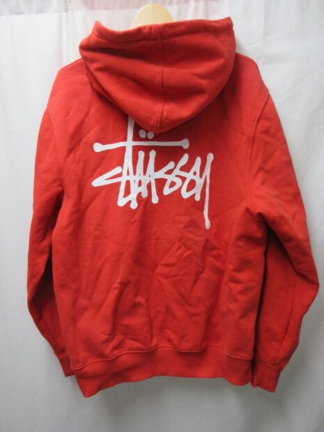 STUSSY ステューシー グアテマラ製 ビックロゴ パーカー